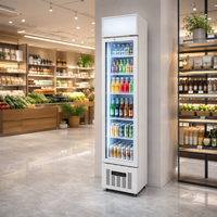 Refroidisseur d'air à refroidissement rapide et économe en énergie, portes en acier inoxydable pour cuisine commerciale, blanc, faible bruit, sans givre, contrôle numérique