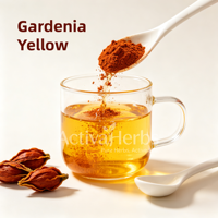 ActivaHerbs Natuurlijk Voedingsmiddelkwaliteit Gardenia Fruitextract Crocin 50% Wateroplosbaar Gardenia Geel