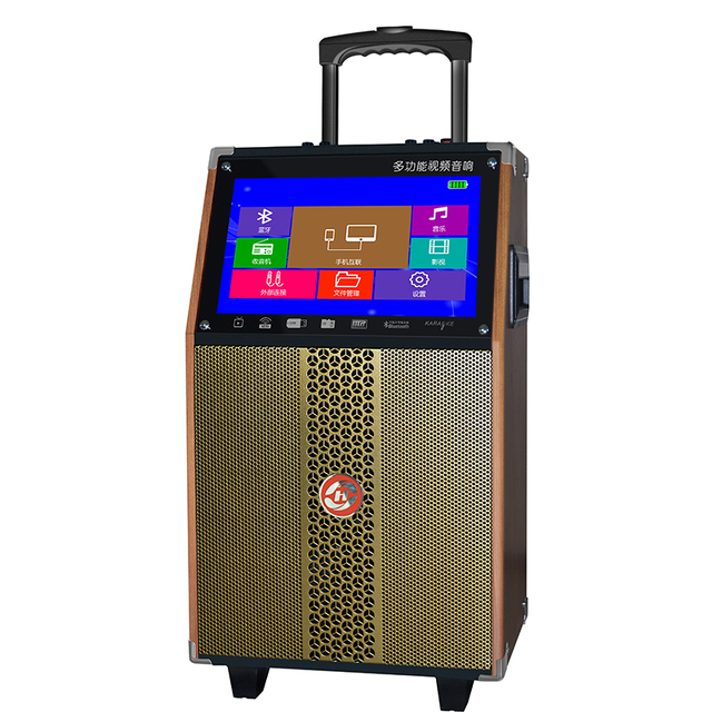 10 Inch Touch Android Wifi Screen Multi-function Karaoke Dancing Video Speaker Trolley Support Dj Trolley Speaker