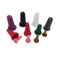 Bouchon en caoutchouc de silicone à bride personnalisée Bouchon en caoutchouc conique triangulaire