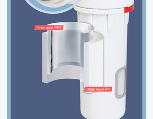 Prefiltro de Agua Fácil de Instalar para Debajo del Fregadero, Purificador Alcalino con Cartuchos y Sistema de Autolimpieza de 10 Pulgadas - Product Image 6