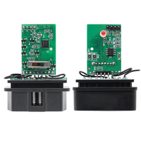 Conector OBD, Adaptador OBD para Herramienta de Escaneo VAG KKL para VAG409 con Chip FTDI FT232RL/9241A PCB Rojo para Vag 409 Kkl OBD 2 USB Int