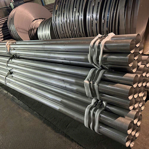 ASTM A463 T1/En10346 Dx53D/Dx54D/SA1d tubes/tuyaux en acier soudés aluminisés avec revêtement en aluminium-silicium - Product Image 1
