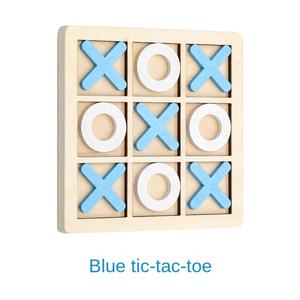 Triple Tacto XO Set di scacchi in legno educazione precoce costruzione di blocchi gioco <span class=keywords><strong>da</strong></span> <span class=keywords><strong>tavolo</strong></span> per il tempo libero per bambini battaglia giocattoli <span class=keywords><strong>educativi</strong></span> - Product Image 6