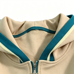 Conjunto Deportivo de Moda Casual de Alta Gama para Mujer, Primavera y Otoño, Sudadera con Capucha y Pantalones Anchos, 2 Piezas, Logotipo Personalizado - Product Image 3
