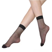Chaussettes courtes en résille respirantes pour femmes, chaussettes légères d'été en maille transparente, mode, vente en gros OEM