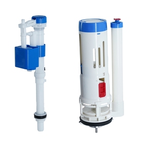 Kit de remplissage de réservoir de toilettes et de valve de chasse double avec conception à hauteur réglable et construction fiable anti-fuite - Product Image 1