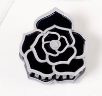 Süße Rosenblüten-Prinzessin Haarspange Kleine Plastik Modische Haaraccessoires für Hochzeit Schulanfang & Neujahr