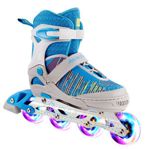 Patins à roulettes à tricotage 3D à vente chaude, taille fixe, 4 roues, patins à roulettes lumineux à prix avantageux - Product Image 3