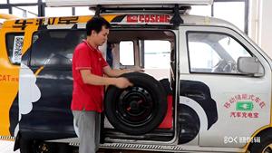 Unità Mobile Certificata 220V Coseng CZ-288/CZ301L per Servizio Pneumatici, Smontagomme e Equilibratrice a Bordo, Officina Mobile per Pneumatici - Product Image 3