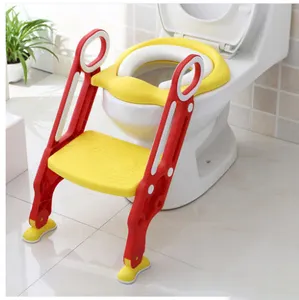 婴儿安全便盆训练器座椅台阶婴儿马桶带可调梯子婴儿马桶训练折叠座椅