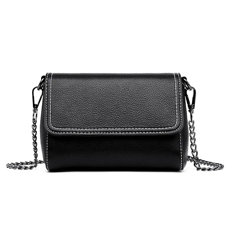 Wholesale Black Messenger Bags For Girls Mini Shoulder Chain Bags For Ladies