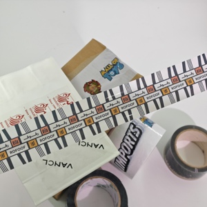 Thấp moq tùy chỉnh in Bopp băng với Acrylic dính biểu tượng bao bì băng cho niêm phong túi cảnh báo sử dụng - Product Image 1