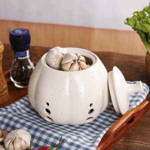 Tarro de cerámica personalizado para patata, cebolla, <span class=keywords><strong>ajo</strong></span>, <span class=keywords><strong>jengibre</strong></span>, tarro de <span class=keywords><strong>ajo</strong></span> de cerámica, recipiente de almacenamiento, fresco para un <span class=keywords><strong>ajo</strong></span> grande - Product Image 6