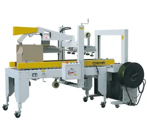 Automatische Vouw-En Sluitmachine Automatische Vouwkap Tape Afdichting Verpakkingsmachine Smeltkleefkarton Afdichting Mach