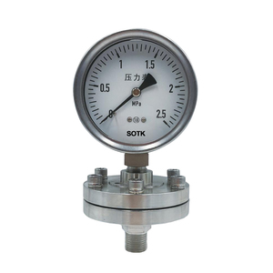 40-300mm Stalen Industriële 16 Bar 230 Psi Standaard Bourdon Buis Drukmeter Manometer voor Water Lucht LPG Gas Brandstof Vloeistof - Product Image 5