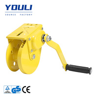 Vente en gros d'usine Treuil manuel miniature durable avec frein autobloquant pour le levage de charges lourdes marines et le levage de petits bateaux