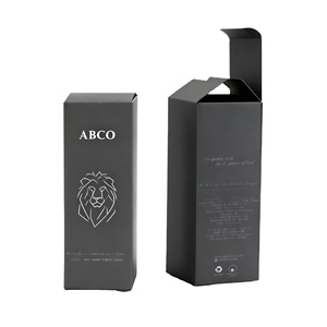 Boîte d'emballage de luxe pour soins de la peau kraft boîte en carton gaufré parfum, rouge à lèvres et sérum pour les yeux logo personnalisé - Product Image 3