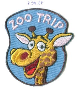 Deer thêu đính sắt-on các bản vá lỗi Twill vải tùy chỉnh thêu cho mũ - Product Image 3