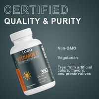 OEM/ODM Santé des os Favorise l'absorption du calcium et du phosphore Renforce l'immunité Comprimés de vitamine D Ne convient pas aux nouveau-nés