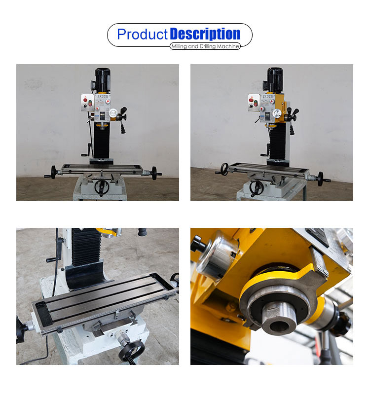 ZX32G 32mm Manual Milling Machine for High Precision Drilling