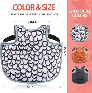 Beckon Selles de reproduction personnalisées pour poules avec sangle réglable et protection dorsale - Product Image 2