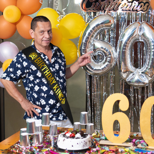 สายสะพายสำหรับวันเกิดของผู้ชายหรือผู้ชายอุปกรณ์ตกแต่งงานปาร์ตี้วันเกิดอุปกรณ์ตกแต่งงานวันเกิดตัวอักษรฟอยล์สีทอง - Product Image 6