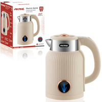 Bouilloire électrique AKANE A.80168 800W 1,5L à ébullition rapide avec voyant lumineux et base pivotante à 360° pour thé et café