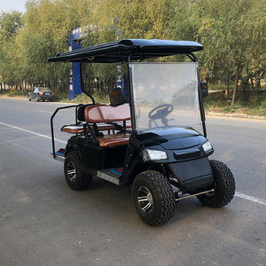 Carrito de <span class=keywords><strong>Golf</strong></span> Eléctrico Personalizable de Fábrica, Modelo Antiguo, Vehículo de Patrulla de Cuatro Ruedas, Vehículo Turístico para Parques de Atracciones, 1-2 Plazas - Product Image 2