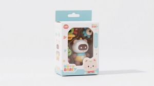 Customized <b>Paper</b> <b>Box</b> with Window Display Squeeze Toys Gift Plush Toy Packaging Custom Shape and Size - Product Image 3