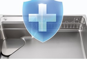 Fregadero de Cocina Popular de Acero Inoxidable 304, 4.0mm de Grosor, Integrado, con Acabado Xiaomi Grain, para Uso Doméstico - Product Image 4