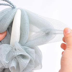 Esponja exfoliante grande Chuyi545 Bath Ball Nordic Colors con cuerda para adultos, herramienta de limpieza para la ducha. - Product Image 2