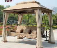 Grandes balançoires de jardin et de terrasse avec auvent, pour usage extérieur, avec places assises individuelles