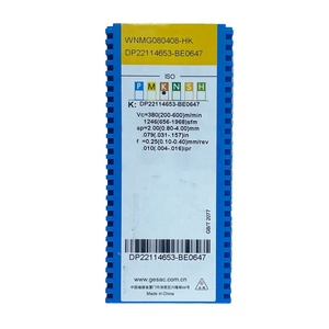 Gesacs WNMG 080408-HK GK1115 Máquina de corte Herramientas Insertos de torneado de carburo para hierro fundido - Product Image 2