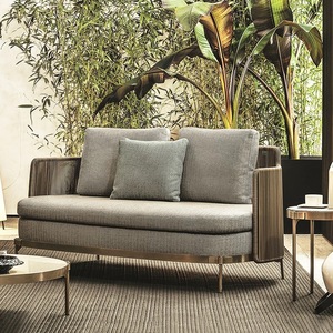 Conjunto de Muebles de Jardín de Ratán y Aluminio de Lujo, Moderno y Grande, para Exteriores, Ideal para el Hogar o Bar - Product Image 1