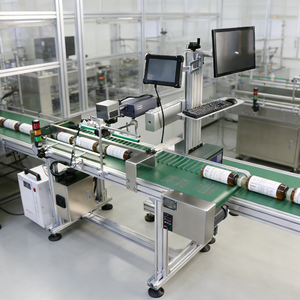 Marquage laser multifonctionnel 2-en-1 pour flacons cosmétiques : Collecte de données QR, Liaison de données, Codes de produits marqués au laser, Personnalisable - Product Image 1