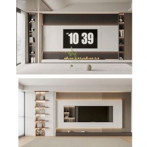 Meuble TV mural moderne minimaliste à succès, couleur personnalisable, fabriqué en Chine pour le salon - Product Image 5