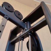 Equipo de Fitness, Máquina de Ejercicios con Cables Ajustables, Entrenamiento de Fuerza para Gimnasio