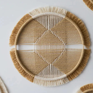 Arazzo <span class=keywords><strong>da</strong></span> <span class=keywords><strong>Parete</strong></span> Bohemien in Cotone Macramè Fatto a Mano, Decorazione di Lusso per la Casa, Ideale per Compleanni e Anniversari - Product Image 2