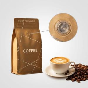 Bolsas Café Personalizadas 200g 500g 1kg Mylar Aluminio Stand Up Zip Bolsas Para Empaque De Cafe Compostables - Product Image 1