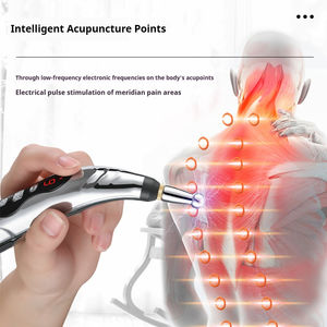 Pluma de Masaje TENS con Pulso Eléctrico para Meridianos, Estimulación Muscular Recargable, Pluma de Acupresión Analgésica para Terapia Energética de Meridianos - Product Image 2