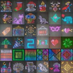 Guirlande lumineuse <span class=keywords><strong>de</strong></span> Noël en forme d'étoile intelligente 1,8 m/2,1 m, 400 LED, 2700 K, blanc chaud, avec étanchéité IP65, en plastique, contrôle par application musicale, intensité réglable - Product Image 3