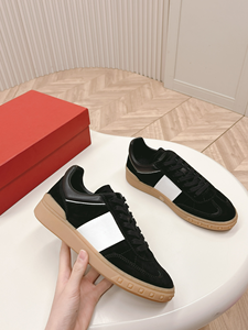 Baskets basses décontractées pour femmes en daim rose et cuir, à lacets, avec semelle en caoutchouc, style streetwear - Product Image 2