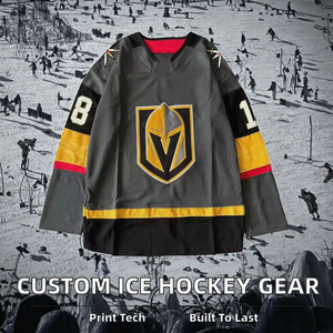 Nouveaux maillots et ensembles d'uniformes de hockey sur glace sur mesure de haute qualité Vithas Industry, 100% polyester, service OEM - Product Image 2