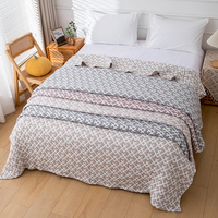 Couverture tissée de style zen japonais et coréen de haute qualité, en coton et polyester, motif personnalisé pour la décoration de la salle tatami
