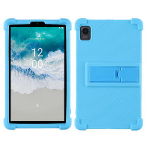 Capa de Silicone para <span class=keywords><strong>Tablet</strong></span> Nokia T21 de 10,4 Polegadas 2022, com Airbags Macios e à Prova de Choque, Suporte Ajustável - Product Image 6