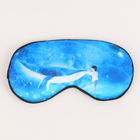 Masque de voyage en soie portable personnalisable pour un confort optimal Accessoire de sommeil pour les cernes