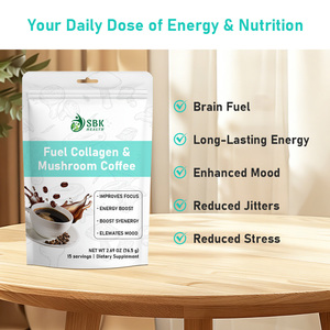 Private Label Fuel Collagen Mushroom Coffee with Carbohydrate Strengthen Immune Promotes Healthy Hair Reduced Stress Coffee - Product Image 6