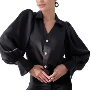 Werkslieferant junge Mädchen, Chiffon elegante gestreifte Brüsseler Bluse Top Damenmode Büro Dame Modehemden/