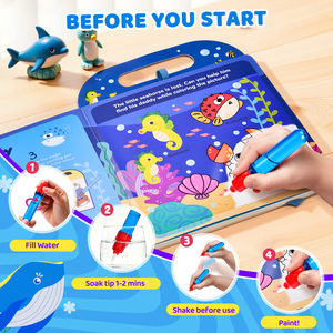 Giocattoli da Disegno Joycat, Libri da Colorare ad Acquerello, Attività da Viaggio, Regali di Compleanno per Bambini - Product Image 1